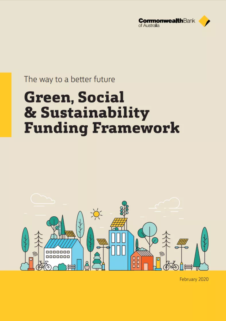 联邦银行的环保及可持续性发展资金框架文件封面