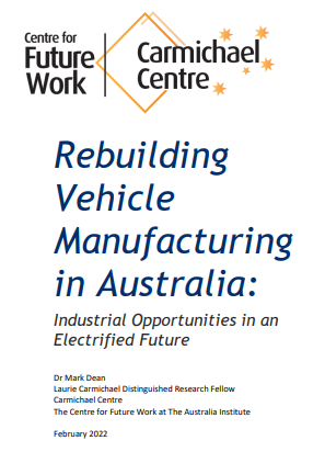 【重塑澳大利亚汽车制造业：电气化未来的工业机遇】报告封面
