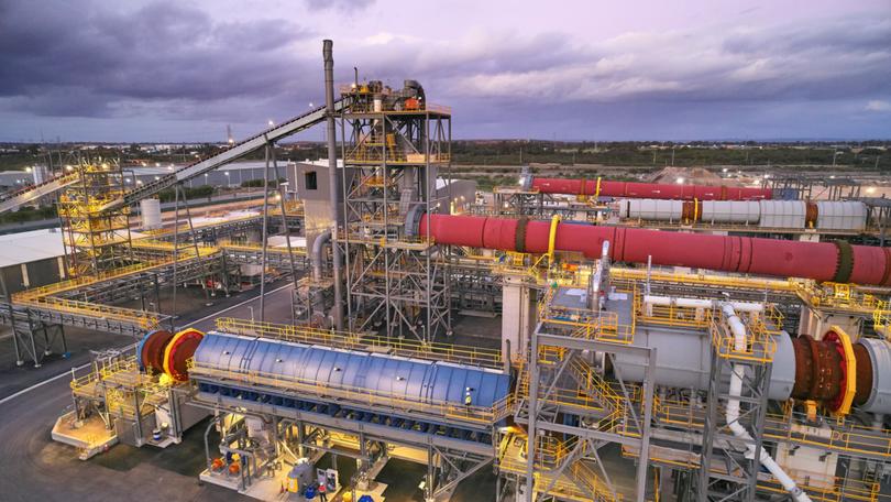 天齐锂业和IGO在西澳Kwinana开发的氢氧化锂工厂