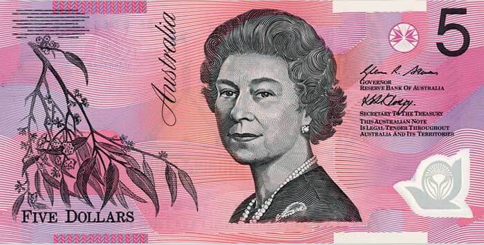 五澳元纸币